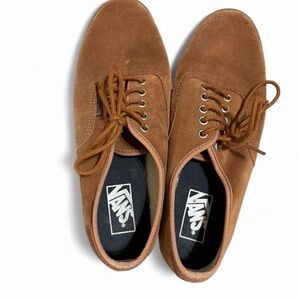 Vans Lo Pro Brown Suede Sneakers